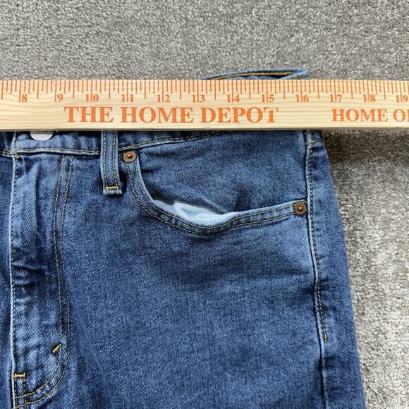 Levis 505 Mens Jeans 34x30 Fits‎ 32x30 Blue Denim Reg Fit Straight Leg Classic - Picture 4 of 10